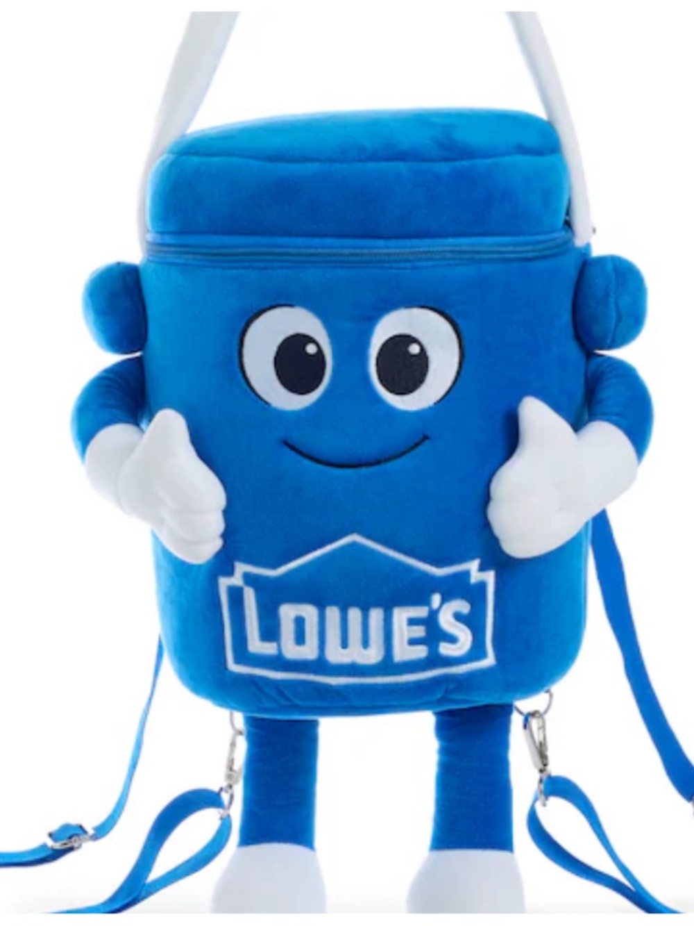 Bucket Big Blue Plush Backpack -lowes limited edition